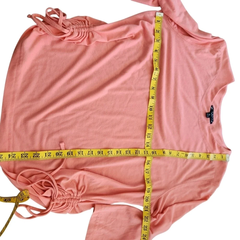 N Touch Women's Coral Top Side Ties Petite - Picture 3 of 5